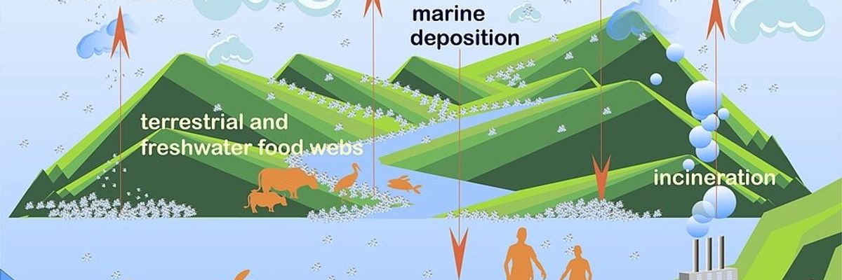 inhaling microplastics human health